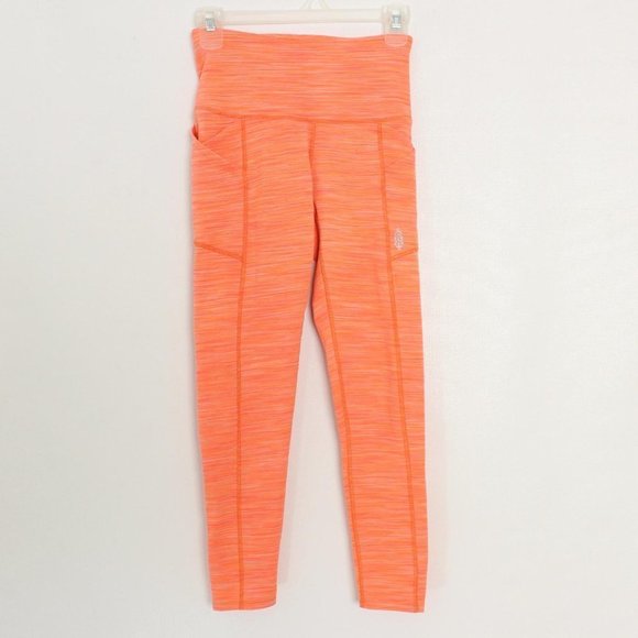 Free People Movement Neon Mango Roll Out Leggings - Picture 4 of 7